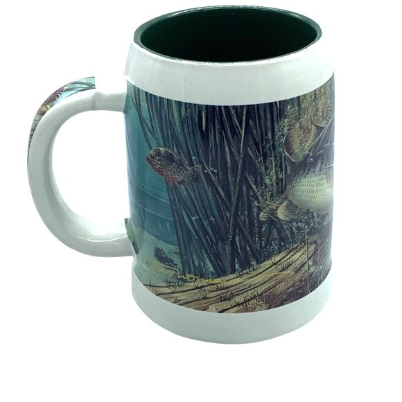 Bass Fish Hot Bed Ceramic Mug Fred W. Thomas Artist Wonderland Graphics 0.5 L - Picture 3 of 7